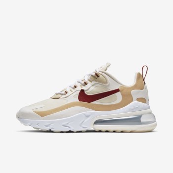 Nike Air Max 270 React - Női Utcai Cipő - Arany/Arany/Fehér